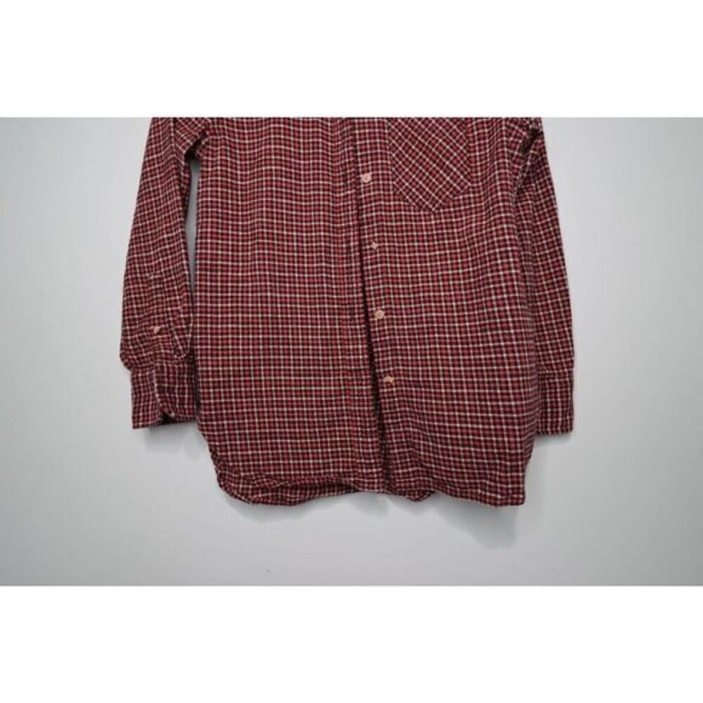 NWOT J. Crew Classic-fit shirt in prairie check flannel Size 0‎ - Picture 5 of 12